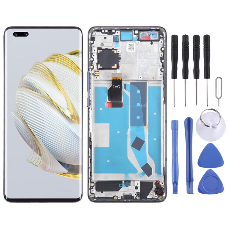 For Huawei Nova 10 Pro Original LCD Screen Digitizer Full Assembly with Frame, For Huawei Nova 10 Pro (Original) For Huawei Nova 10 Pro (Original) Black