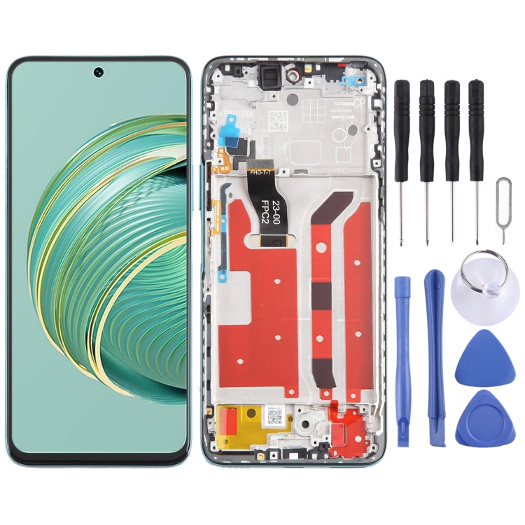 For Huawei Nova 10z Original LCD Screen Digitizer Full Assembly with Frame, For Huawei Nova 10z For Huawei Nova 10z Green