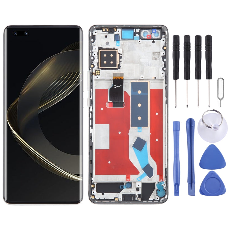For Huawei Nova 11 Pro Original LCD Screen Digitizer Full Assembly with Frame, For Huawei Nova 11 Pro (Original) For Huawei Nova 11 Pro (Original) Gold