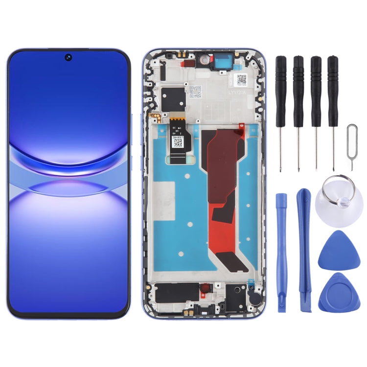 For Huawei nova 12 Lite Original LCD Screen Digitizer Full Assembly with Frame, For Huawei nova 12 Lite(Original) For Huawei nova 12 Lite(Original) Blue