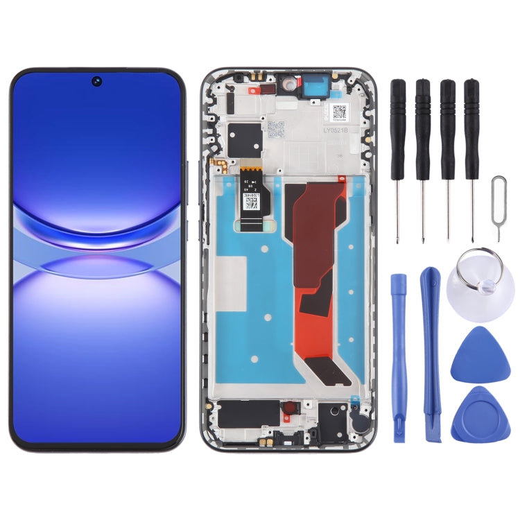 For Huawei nova 12 Lite Original LCD Screen Digitizer Full Assembly with Frame, For Huawei nova 12 Lite(Original) For Huawei nova 12 Lite(Original) Black