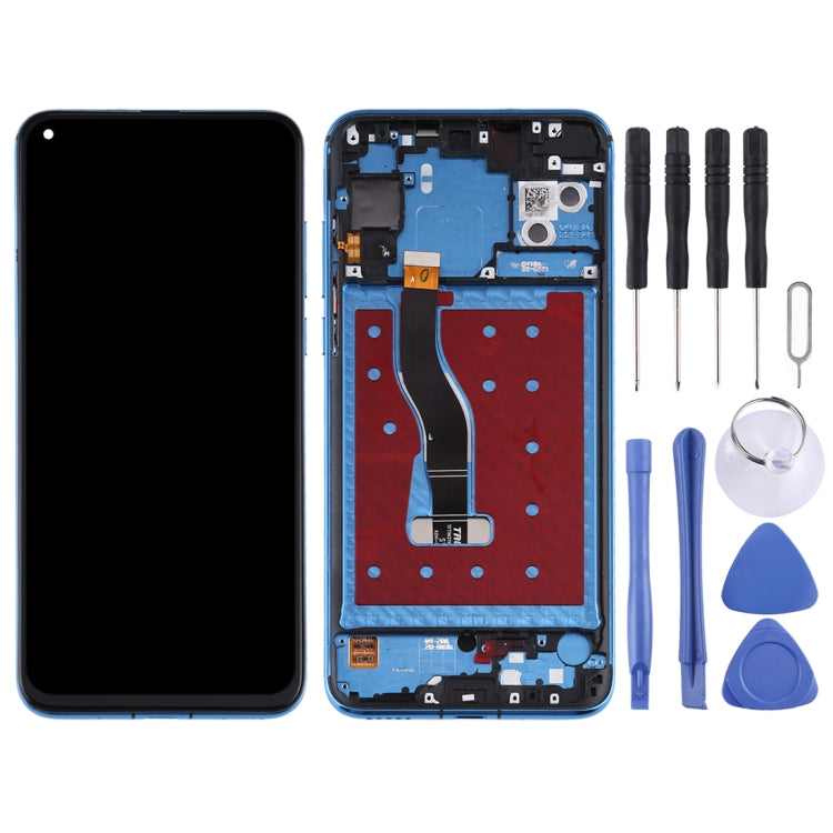 LCD Screen and Digitizer Full Assembly with Frame for Huawei Nova 4, For Huawei Nova 4