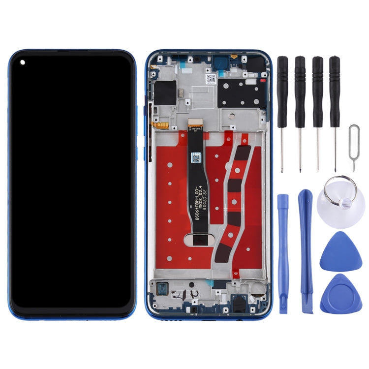 LCD Screen and Digitizer Full Assembly with Frame for Huawei Nova 5i, For Huawei Nova 5i