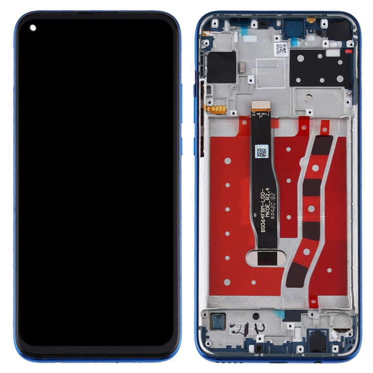 LCD Screen and Digitizer Full Assembly with Frame for Huawei Nova 5i, For Huawei Nova 5i