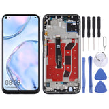 LCD Screen and Digitizer Full Assembly with Frame for Huawei Nova 6 SE, For Huawei Nova 6 SE For Huawei Nova 6 SE Black