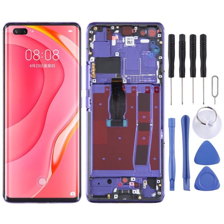 LCD Screen and Digitizer Full Assembly with Frame for Huawei Nova 7 Pro 5G, For Huawei Nova 7 Pro 5G (Original), For Huawei Nova 7 Pro 5G For Huawei Nova 7 Pro 5G Blue