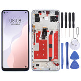 LCD Screen and Digitizer Full Assembly with Frame for Huawei Nova 7 SE, For Huawei Nova 7 SE For Huawei Nova 7 SE Silver
