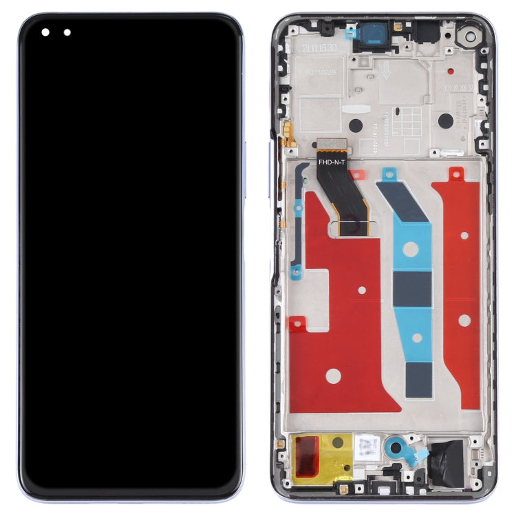 Original LCD Screen and Digitizer Full Assembly with Frame for Huawei Nova 8i, For Huawei Nova 8i