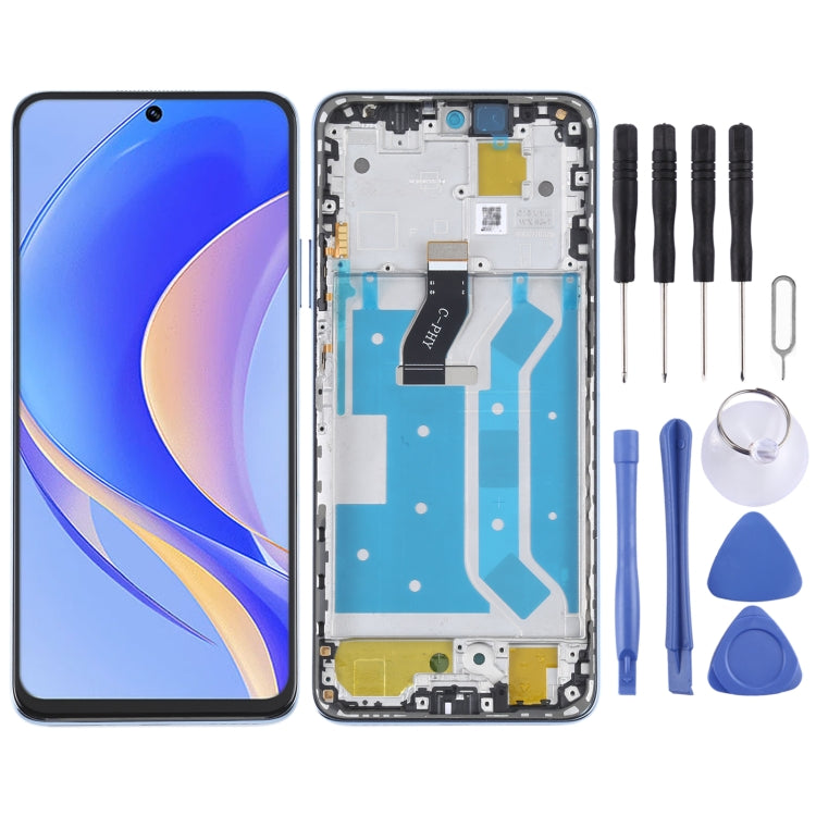 Original LCD Screen For Huawei Nova Y90 / Enjoy 50 Pro Digitizer Full Assembly with Frame, For Huawei Nova Y90 / Enjoy 50 Pro For Huawei Nova Y90 Enjoy 50 Pro Blue