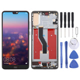 For Huawei P20 Pro TFT LCD Screen Digitizer Full Assembly with Frame, Not Supporting Fingerprint Identification, For Huawei P20 Pro(TFT) For Huawei P20 Pro(TFT) Black