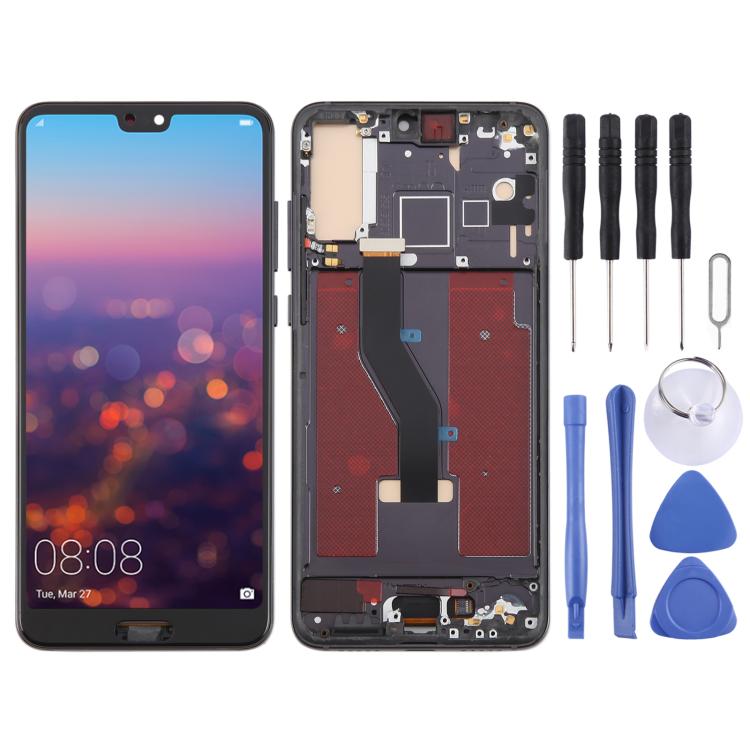 For Huawei P20 Pro TFT LCD Screen Digitizer Full Assembly with Frame, Not Supporting Fingerprint Identification, For Huawei P20 Pro(TFT) For Huawei P20 Pro(TFT) Blue