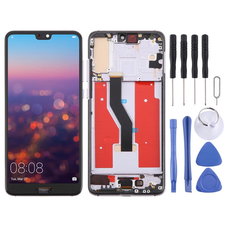 For Huawei P20 Pro TFT LCD Screen Digitizer Full Assembly with Frame, Not Supporting Fingerprint Identification, For Huawei P20 Pro(TFT) For Huawei P20 Pro(TFT) Purple