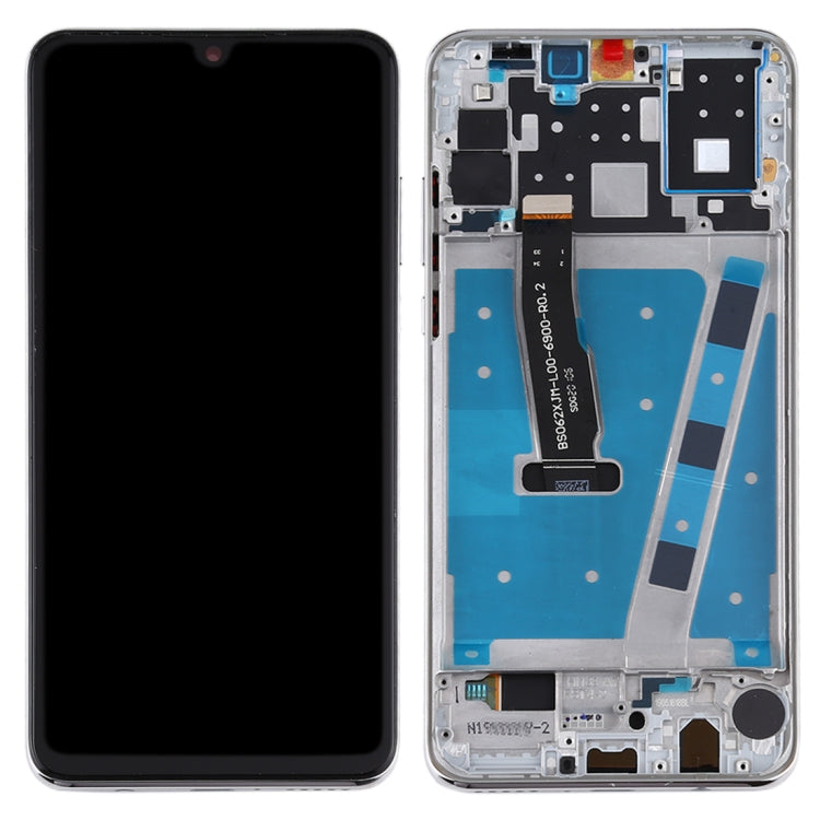LCD Screen and Digitizer Full Assembly with Frame for Huawei P30 Lite (RAM 4G / Standard Version), For Huawei P30 Lite(Standard Version)