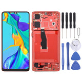 For Huawei P30 TFT LCD Screen Digitizer Full Assembly with Frame, Not Supporting Fingerprint Identification, For Huawei P30 (TFT) For Huawei P30 (TFT) Red