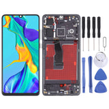 LCD Screen and Digitizer Full Assembly With Frame for Huawei P30, For Huawei P30, For Huawei P30 (Breathing Crystal) For Huawei P30 Black