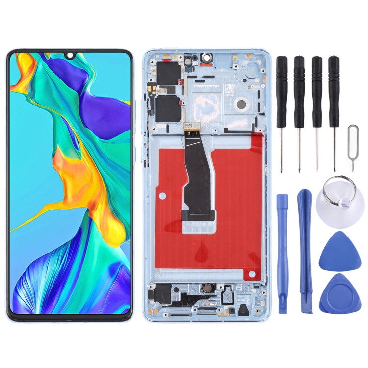 LCD Screen and Digitizer Full Assembly With Frame for Huawei P30, For Huawei P30, For Huawei P30 (Breathing Crystal) For Huawei P30 (Breathing Crystal) Breathing Crystal