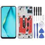 LCD Screen and Digitizer Full Assembly with Frame for Huawei P40 Lite, For Huawei P40 Lite For Huawei P40 Lite Silver
