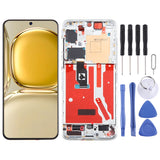 Original LCD Screen For Huawei P50 Digitizer Full Assembly with Frame, For Huawei P50 (Original) For Huawei P50 (Original) Silver