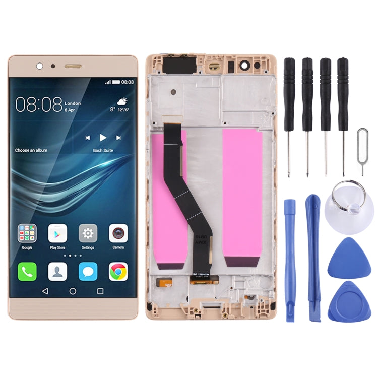 OLED Material LCD Screen and Digitizer Full Assembly with Frame for Huawei P9 Plus, For Huawei P9 Plus(OLED) For Huawei P9 Plus(OLED)