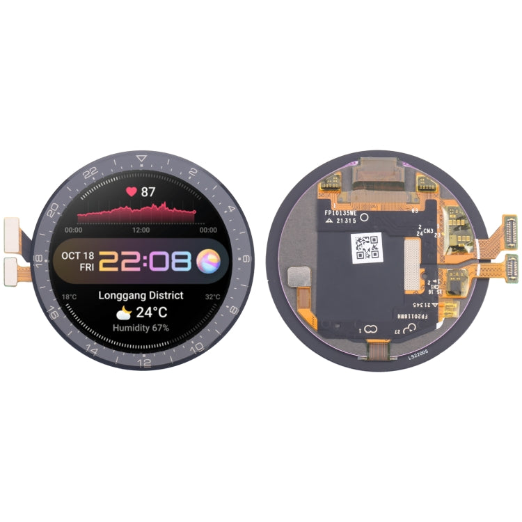 Original LCD Screen and Digitizer Full Assembly for Huawei Watch 3 Pro, For Huawei Watch 3 Pro(Original) For Huawei Watch 3 Pro(Original)