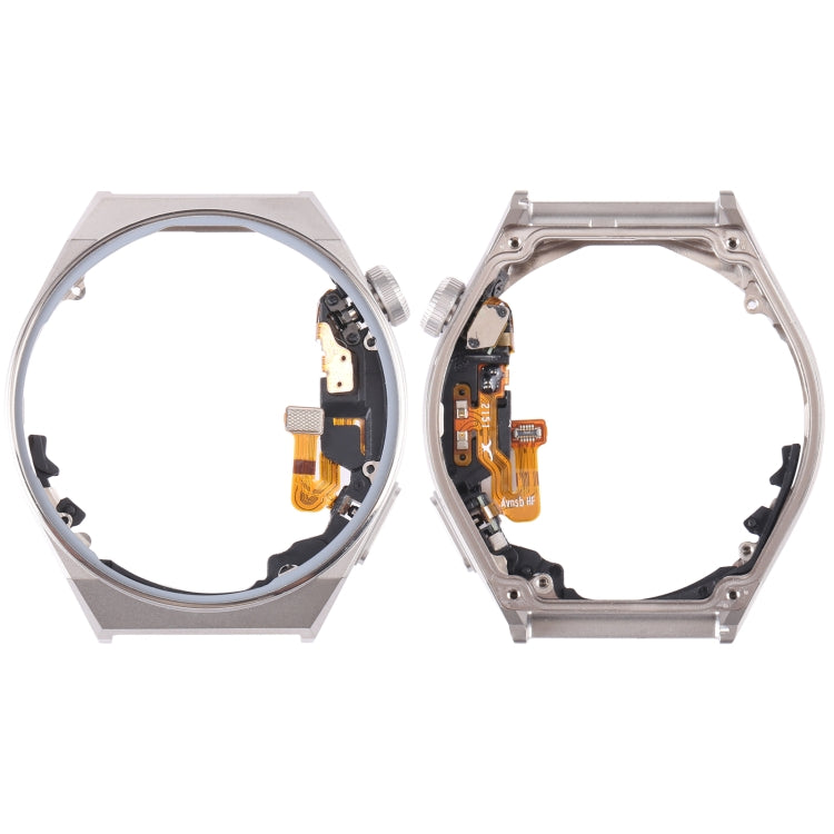 Original LCD Screen Frame Bezel Plate For Huawei Watch GT 3 Pro 46mm, For Huawei Watch GT 3 Pro 46mm(with Cable) For Huawei Watch GT 3 Pro 46mm(with Cable) Silver