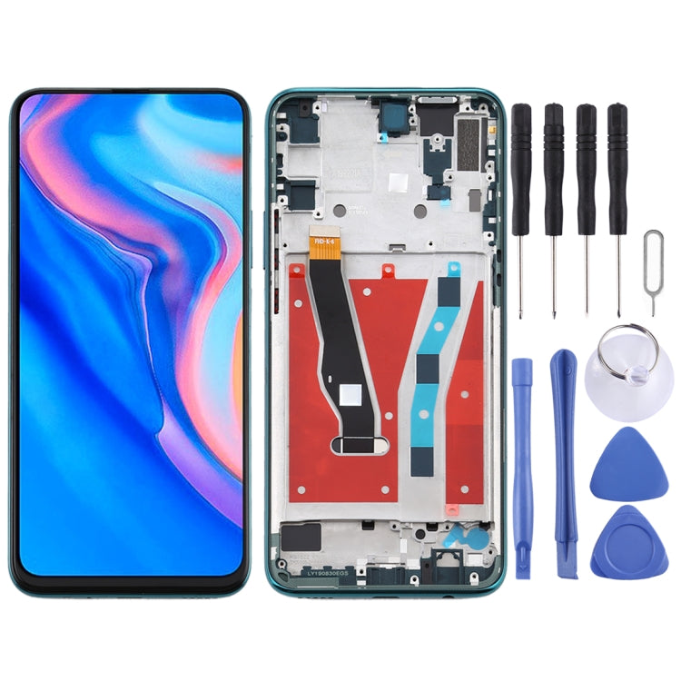 LCD Screen and Digitizer Full Assembly with Frame for Huawei Y9 Prime (2019), For Huawei Y9 Prime (2019) For Huawei Y9 Prime (2019) Green