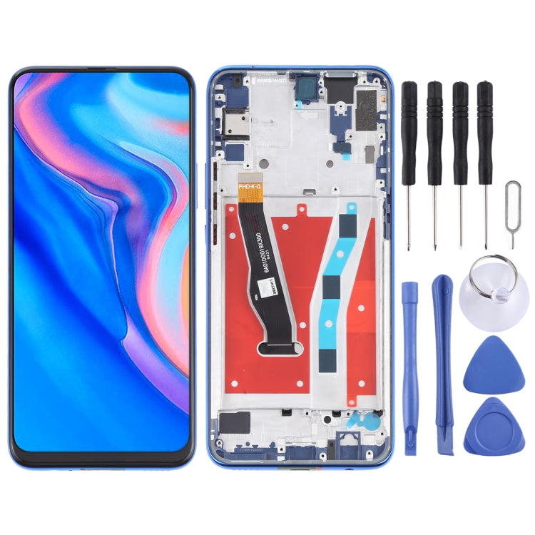 LCD Screen and Digitizer Full Assembly with Frame for Huawei Y9 Prime (2019), For Huawei Y9 Prime (2019) For Huawei Y9 Prime (2019) Blue
