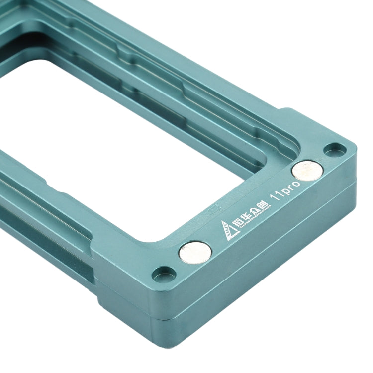 Magnetic LCD Screen Frame Bezel Pressure Holding Mold Clamp Mold For iPhone 11 Pro, For IP11 Pro (Magnetic)