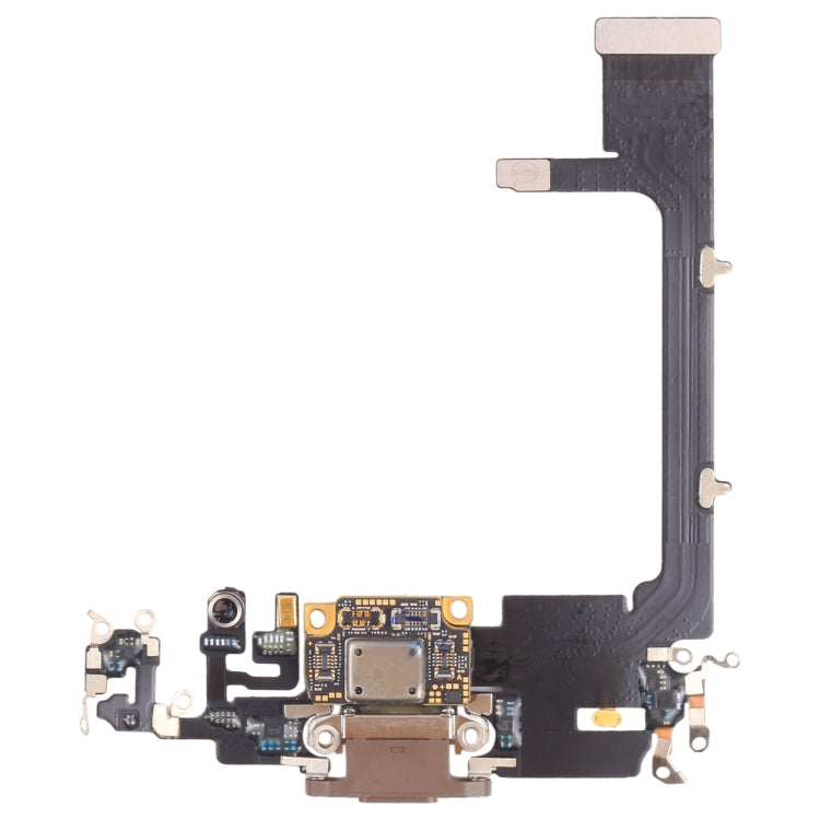 Original Charging Port Flex Cable for iPhone 11 Pro, For iPhone 11 Pro (Original) For iPhone 11 Pro (Original) Gold