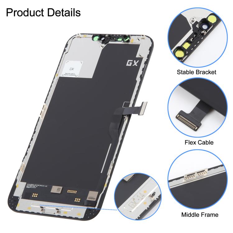 GX Soft OLED Screen For iPhone 12 Pro Max, For iPhone 12 Pro Max(Soft OLED)