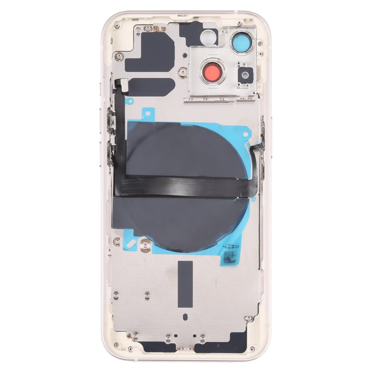 For iPhone 13 Battery Back Cover with Side Keys & Card Tray & Power + Volume Flex Cable & Wireless Charging Module, For iPhone 13 (Assembly)
