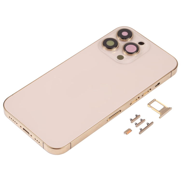 Back Housing Cover with SIM Card Tray & Side Keys & Camera Lens for iPhone 13 Pro, For iPhone 13 Pro(with SIM Card Tray), For iPhone 13 Pro (with SIM Card Tray), For iPhone 13 Pro