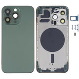 Back Housing Cover with SIM Card Tray & Side Keys & Camera Lens for iPhone 13 Pro, For iPhone 13 Pro(with SIM Card Tray), For iPhone 13 Pro (with SIM Card Tray), For iPhone 13 Pro For iPhone 13 Pro Green