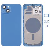 Back Housing Cover with SIM Card Tray & Side Keys & Camera Lens for iPhone 13, For iPhone 13(with Card Tray & Side Keys), For iPhone 13(with SIM Card Tray & Side Keys), For iPhone 13 For iPhone 13(with SIM Card Tray & Side Keys) Blue