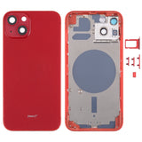 Back Housing Cover with SIM Card Tray & Side Keys & Camera Lens for iPhone 13, For iPhone 13(with Card Tray & Side Keys), For iPhone 13(with SIM Card Tray & Side Keys), For iPhone 13 For iPhone 13(with SIM Card Tray & Side Keys) Red