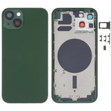 Back Housing Cover with SIM Card Tray & Side Keys & Camera Lens for iPhone 13, For iPhone 13(with Card Tray & Side Keys), For iPhone 13(with SIM Card Tray & Side Keys), For iPhone 13 For iPhone 13 Green