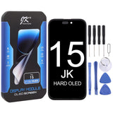 JK Hard OLED Screen For iPhone 15, For iPhone 15 For iPhone 15