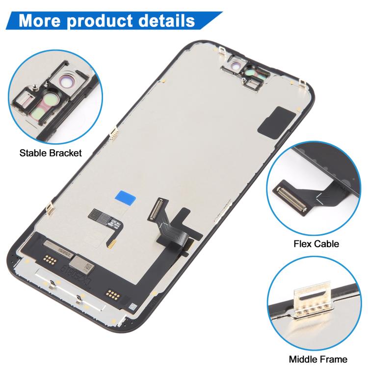 JK Hard OLED Screen For iPhone 15, For iPhone 15