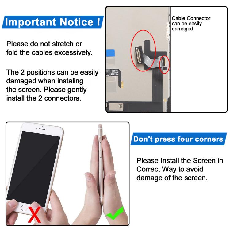 JK Hard OLED Screen For iPhone 15, For iPhone 15