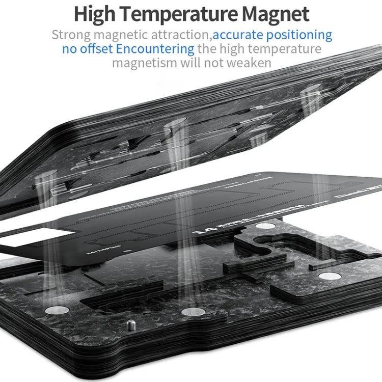 Qianli Magnetic Middle Layer BGA Reballing Platform, For iPhone 15 Series, For iPhone 14 Series