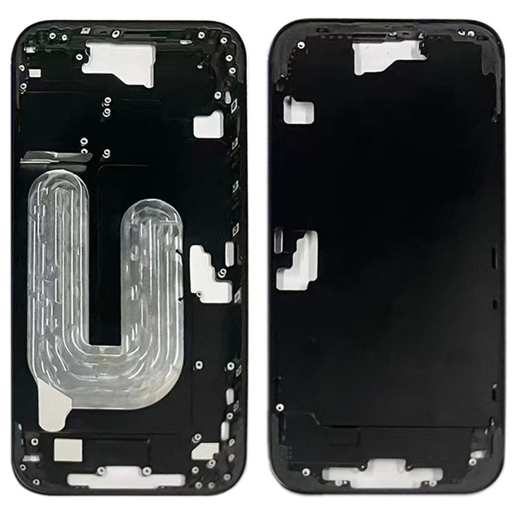 For iPhone 16 Plus Middle Frame Bezel Plate, For iPhone 16 Plus For iPhone 16 Plus Black