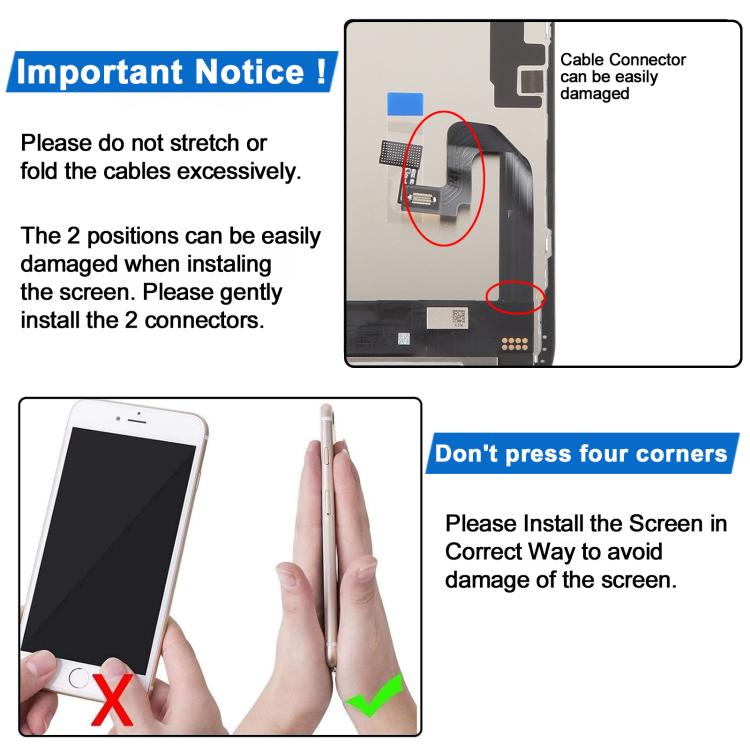 JK Hard OLED Screen For iPhone 16 Plus, For iPhone 16 Plus