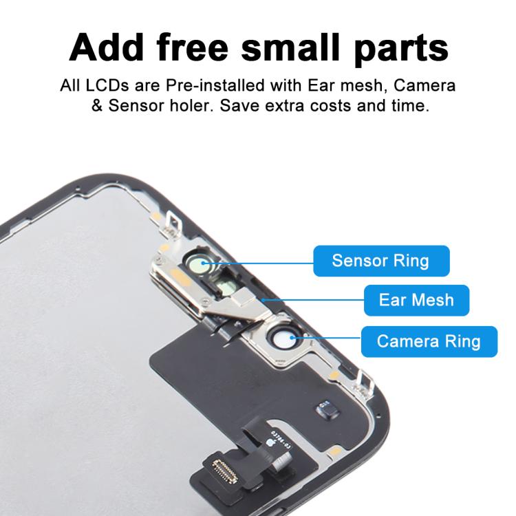 For iPhone 16e Original LCD Screen With Digitizer Full Assembly, For iPhone 16e(Original)