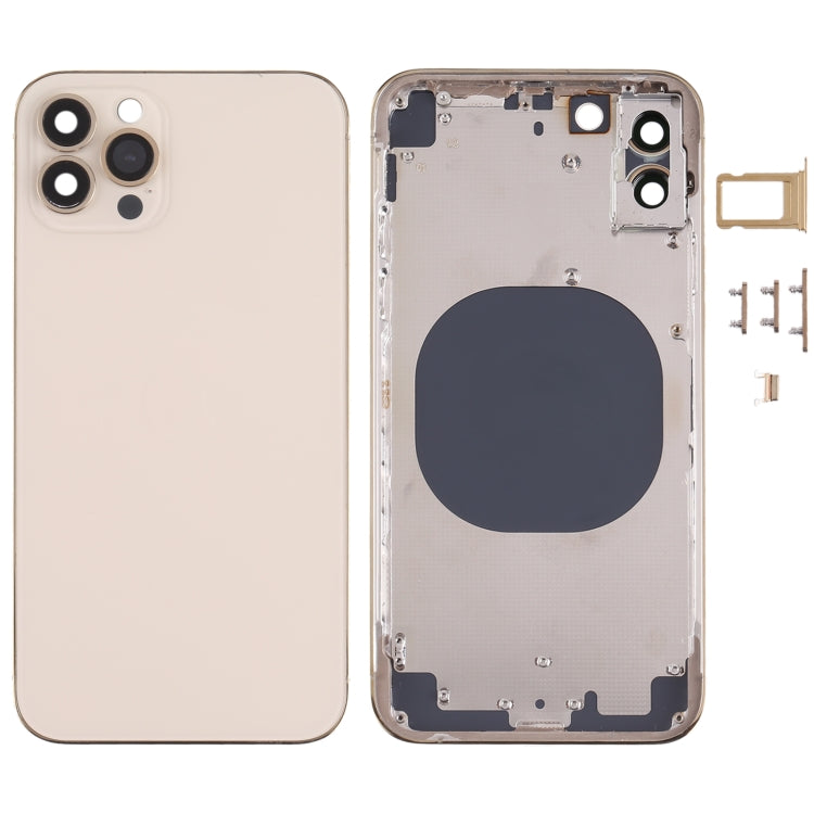 Back Housing Cover with Appearance Imitation of iP13 Pro for iPhone X, for iPhone X(Black), for iPhone X(Gold), for iPhone X(Blue), for iPhone X(White) for iPhone X(Gold) Gold