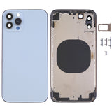 Back Housing Cover with Appearance Imitation of iP13 Pro for iPhone X, for iPhone X(Black), for iPhone X(Gold), for iPhone X(Blue), for iPhone X(White) for iPhone X(Blue) Blue