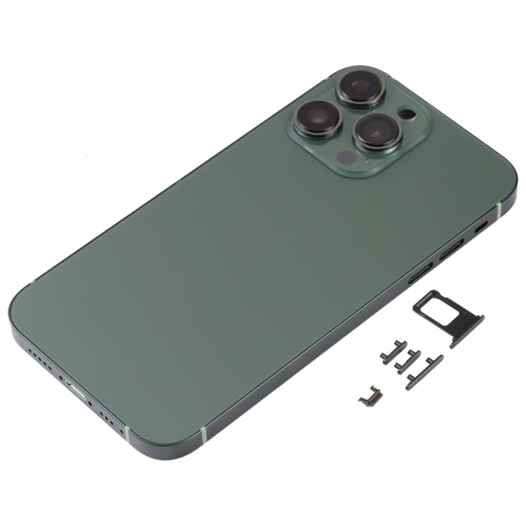 Frosted Frame Back Housing Cover with Appearance Imitation of iP13 Pro for iPhone XR, for iPhone XR(Frosted Steel Material,Green)