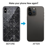 Back Cover with Appearance Imitation of iP14 Pro Max for iPhone XS Max, For iPhone XS Max to iP14 Pro Max