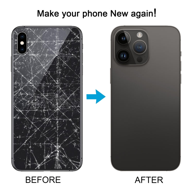 Back Cover with Appearance Imitation of iP14 Pro Max for iPhone XS Max, For iPhone XS Max to iP14 Pro Max