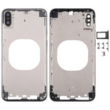Transparent Back Cover with Camera Lens & SIM Card Tray & Side Keys for iPhone XS Max, For iPhone XS Max(Transparent), For iPhone XS Max (Camera Len), For iPhone XS Max(Transparent Back) For iPhone XS Max(Transparent Back) Black