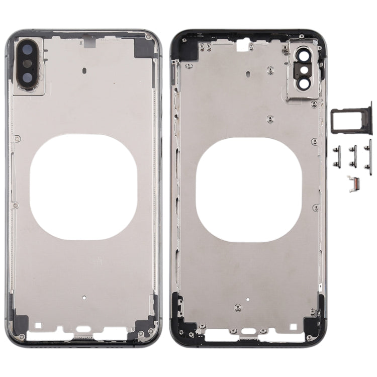 Transparent Back Cover with Camera Lens & SIM Card Tray & Side Keys for iPhone XS Max, For iPhone XS Max(Transparent), For iPhone XS Max (Camera Len), For iPhone XS Max(Transparent Back) For iPhone XS Max(Transparent Back) Black